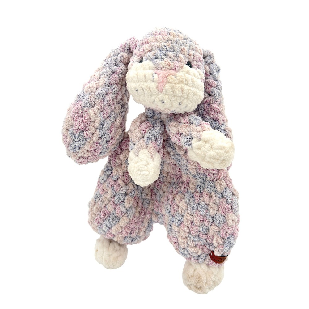 Crochet By Cass Handmade Bunny Plush Toy Pastel Colors Large Stuffed Animal